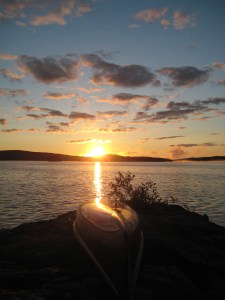 canoe sunset 2