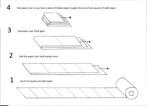 Mini Bidet How to fold toilet paper JPEG
